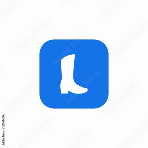 boot shoes icon sign vector