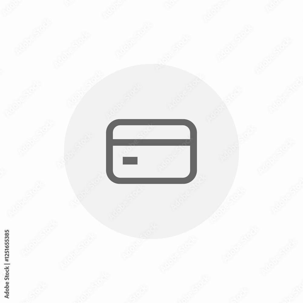 credit card icon sign vector credit card icon sign vector