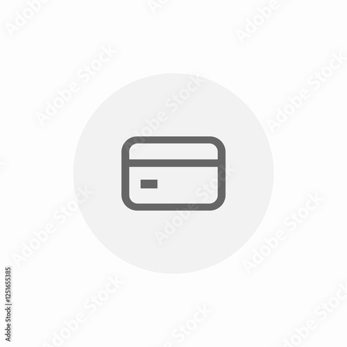 credit card icon sign vector