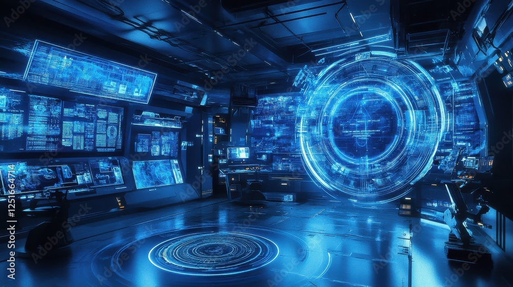 Quantum system illuminated by swirling holographic Quantum system illuminated by swirling holographic