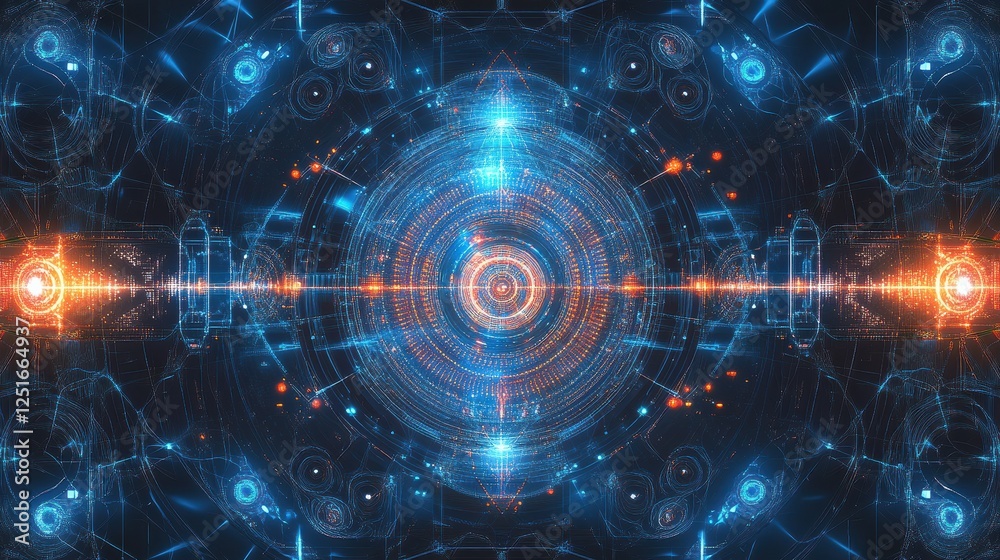 Holographic Quantum Interface Glowing with Binary S Holographic Quantum Interface Glowing with Binary S