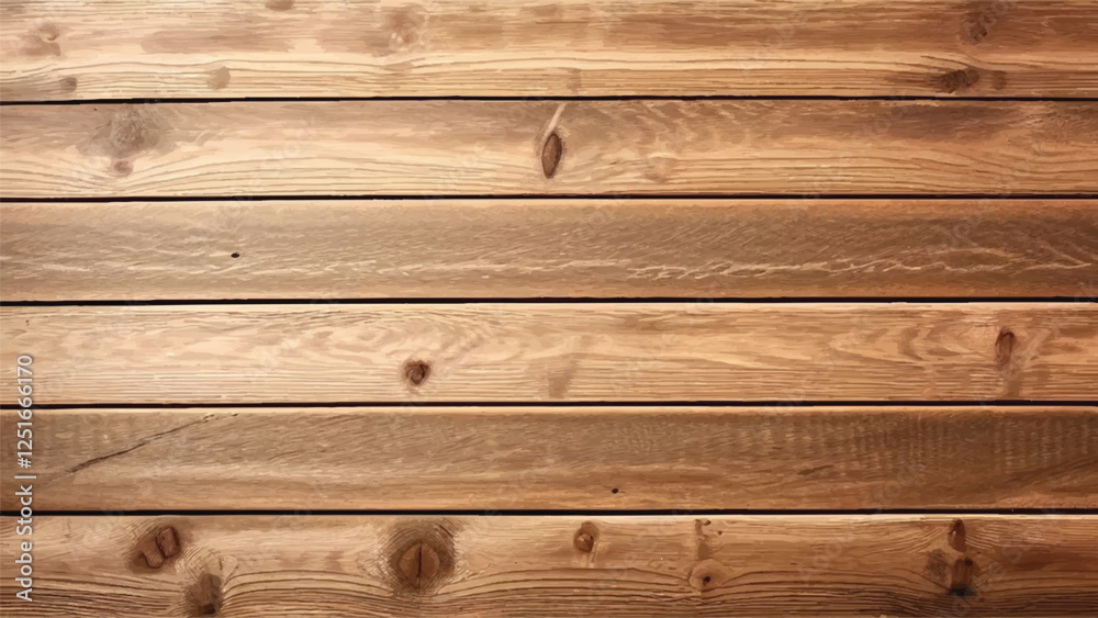 Obraz premium Wood planks vector background. Wooden background texture surface. Wooden boards background. 