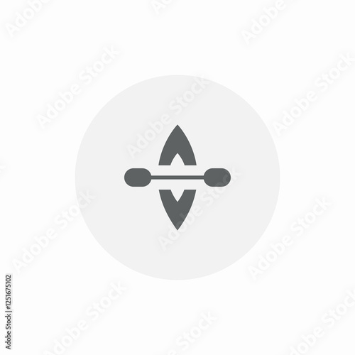 kayak use icon sign vector