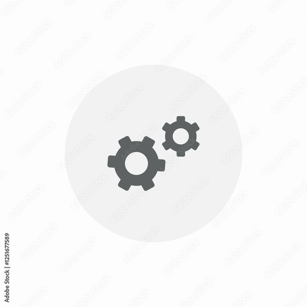 settings section icon sign vector settings section icon sign vector
