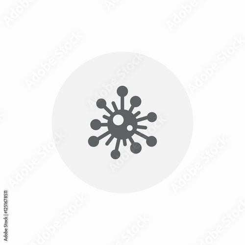 virus spread icon sign vector