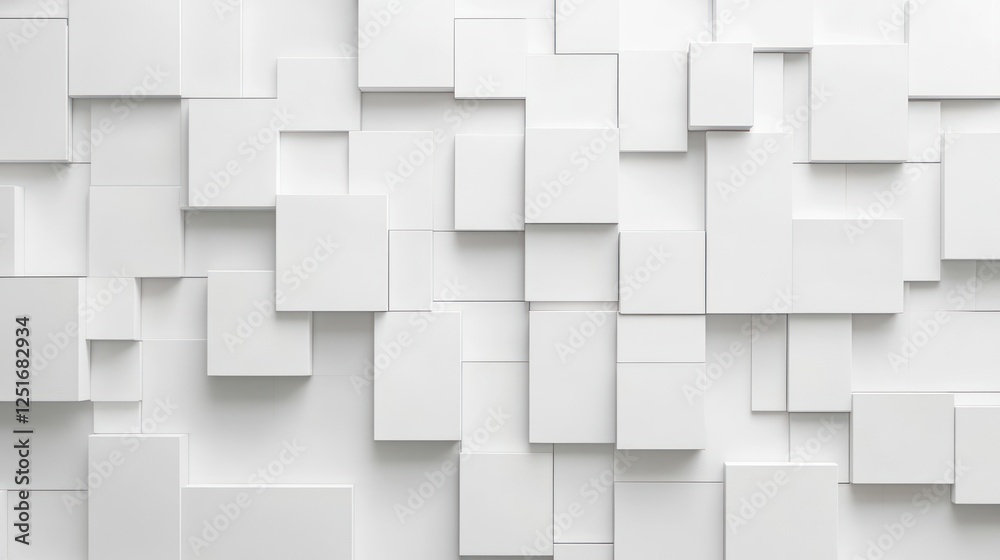White cube wall texture, abstract background, 3D render, design element White cube wall texture, abstract background, 3D render, design element