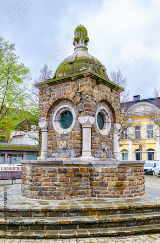 Old historic building in Liege, Belgium