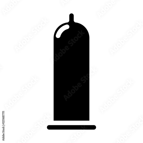 condom solid icon
