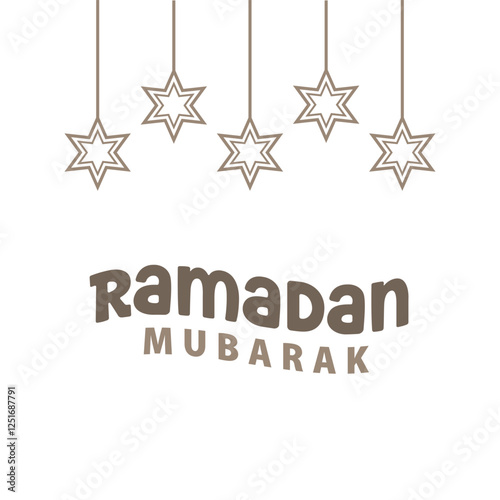 Ramadan mubarak vector, islamic greetings ramadan kareem card design template background with beautiful lanterns and crescent, Ramadan poster,