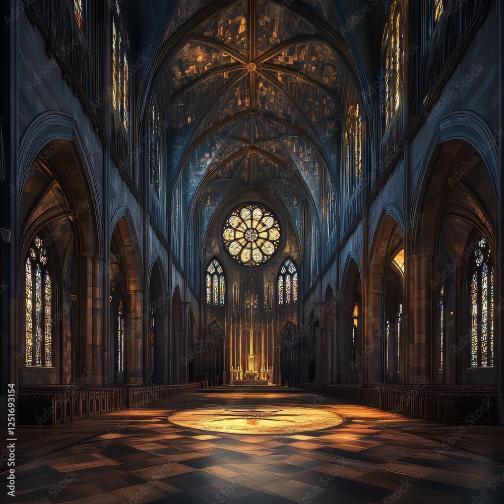 Obraz premium Grand Cathedral Interior