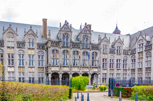 view of old Palace in liege, belgium