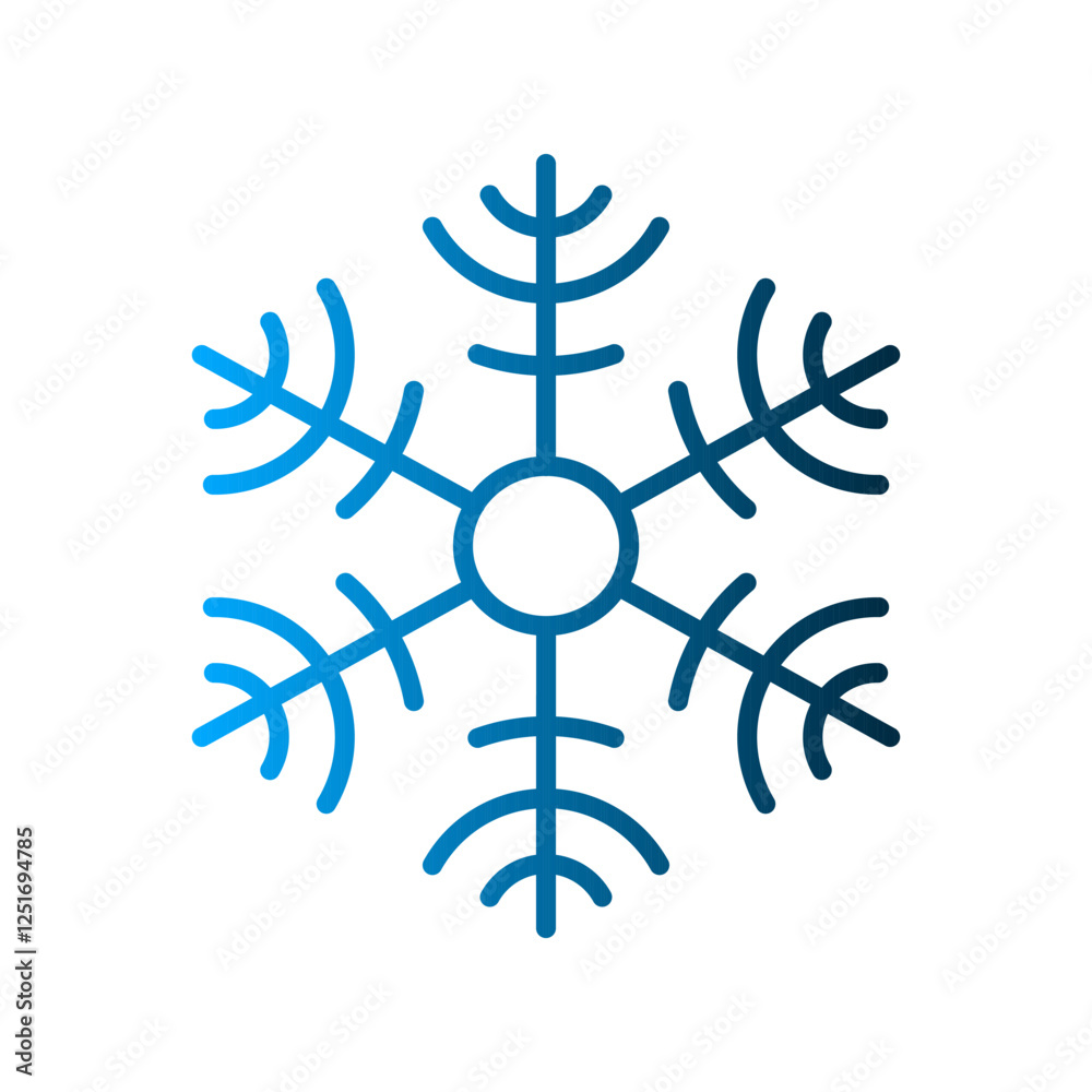 Snow icon design template