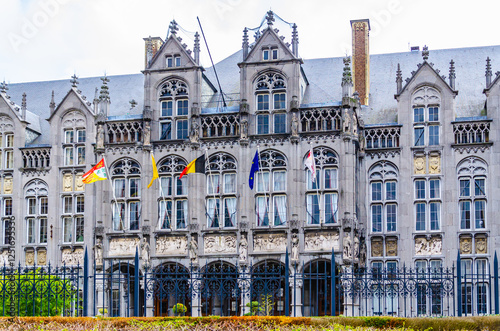 view of old Palace in liege, belgium