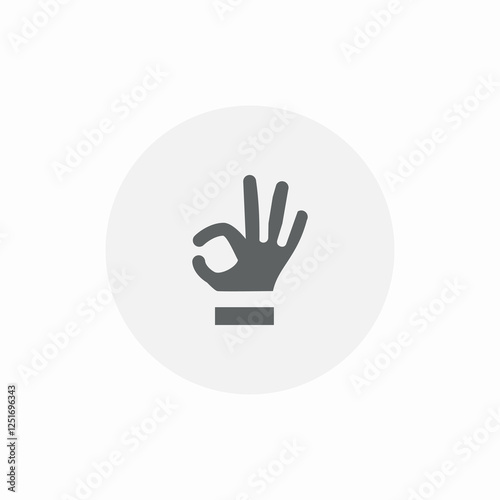 okay hands icon sign vector