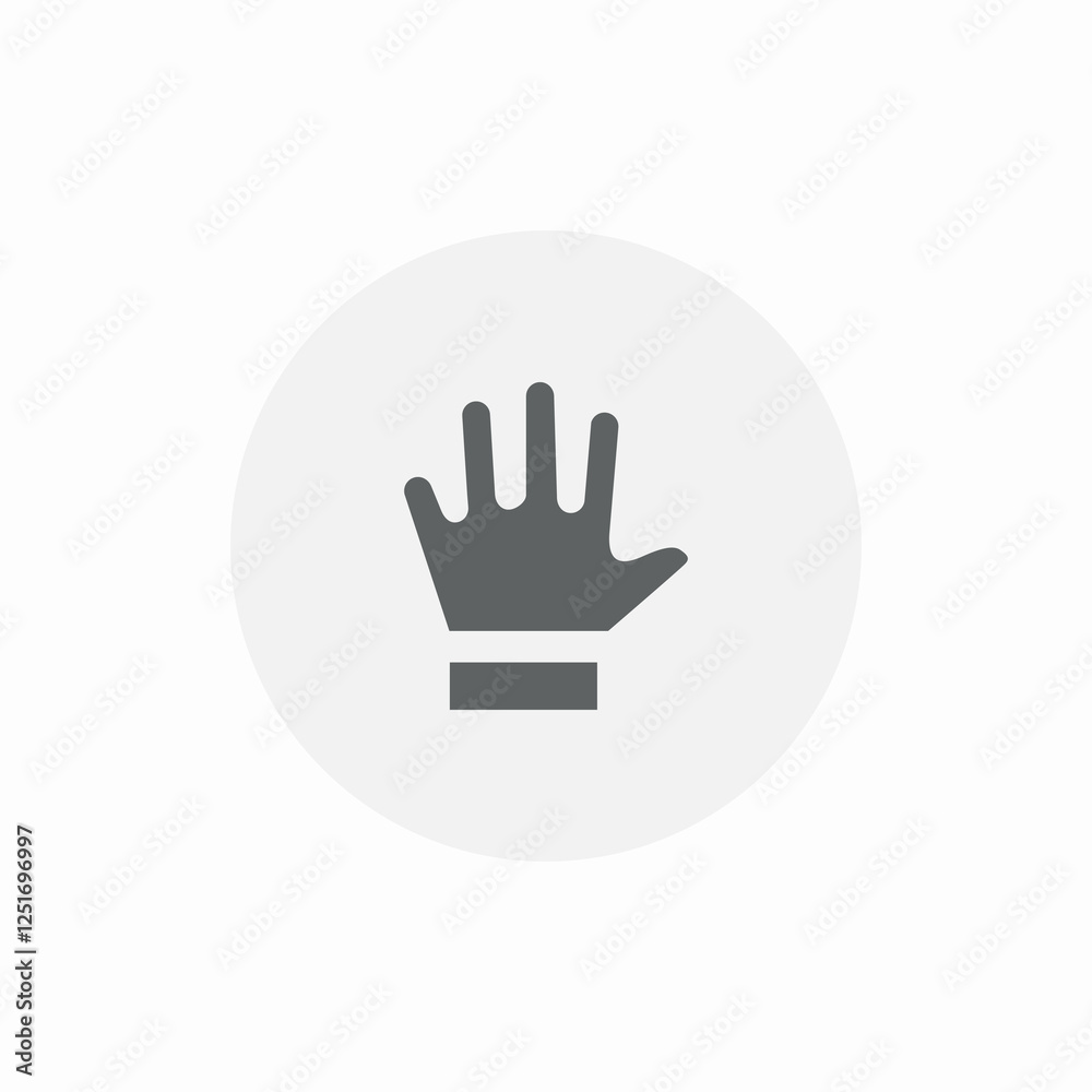 right palm icon sign vector right palm icon sign vector