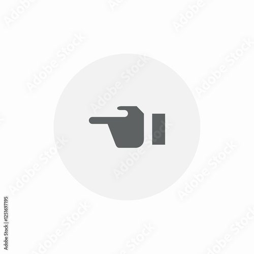 scroll left icon sign vector