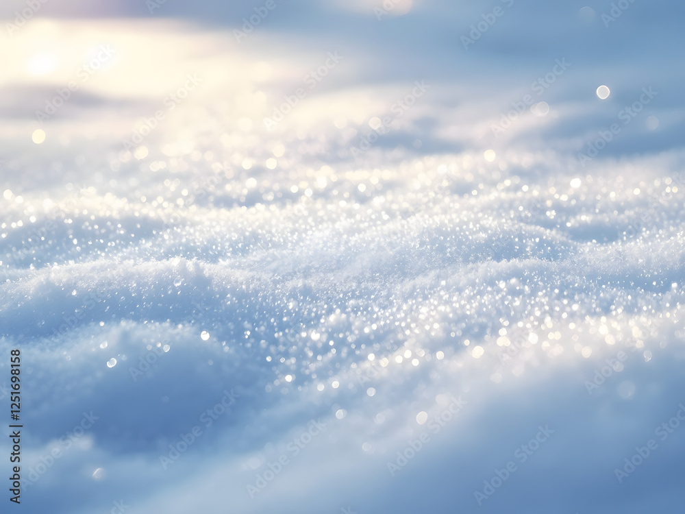 Fresh snow sparkles under sunlight, creating a serene and tranquil winter scene with glistening crystals. Fresh snow sparkles under sunlight, creating a serene and tranquil winter scene with glistening crystals.