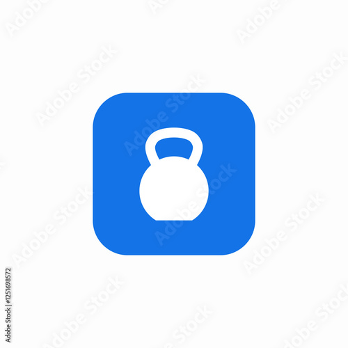weight exercises icon sign vector