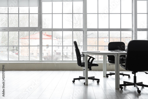 Interior of modern office w...