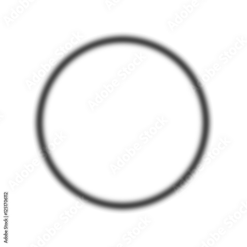 Obraz na płótnie CERCLE FLOU, PNG TRANSPARENT w salonie