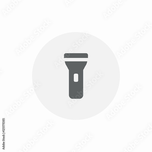 bright torch icon sign vector