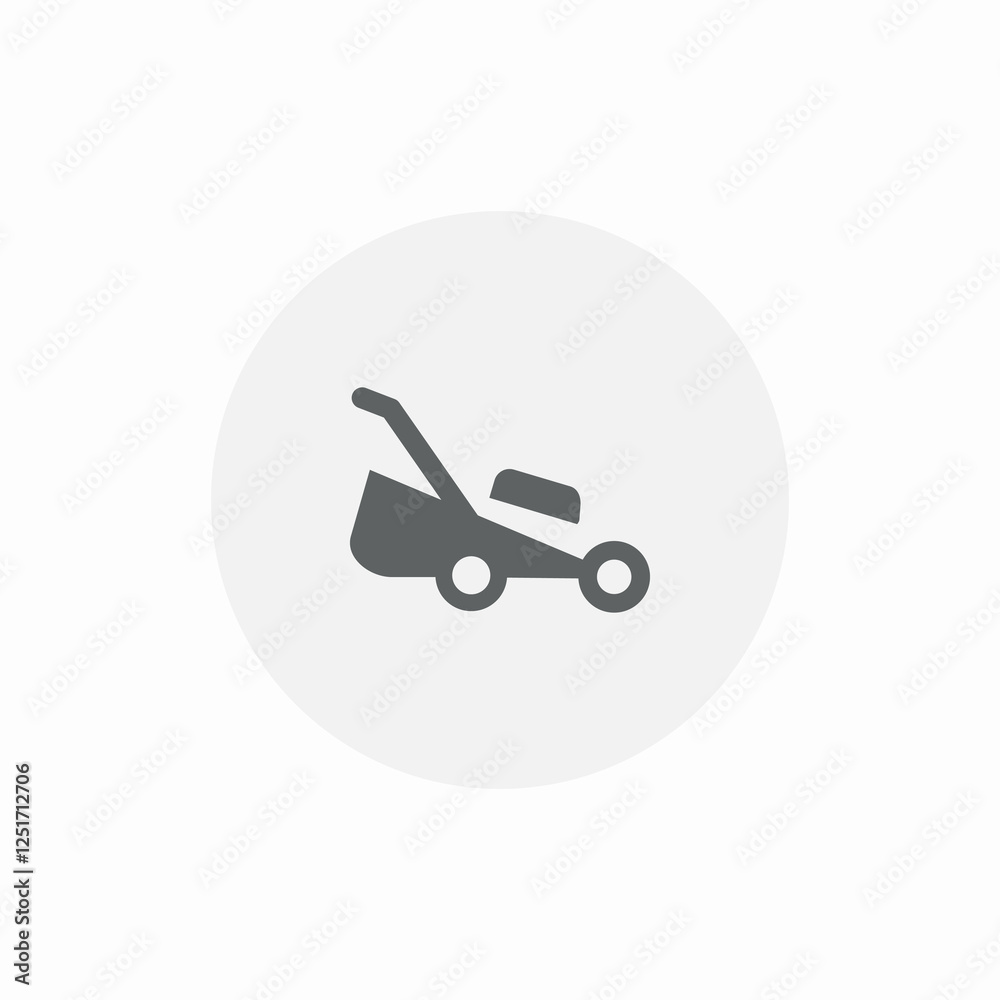 grass machine icon sign vector grass machine icon sign vector