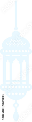 Blue Ramadan lantern