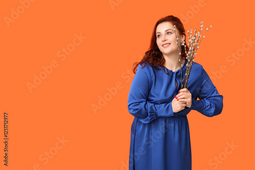 Beautiful young woman with ...