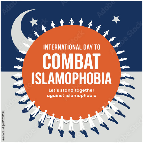International Day to Combat Islamophobia flyer,poster,image 24.eps