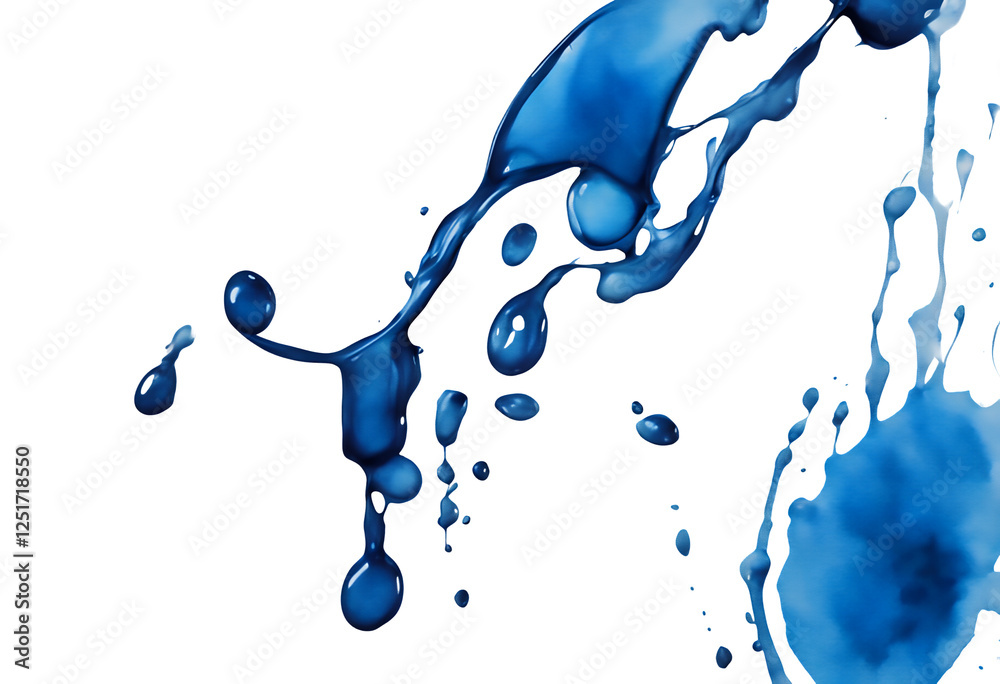 ink elements colours abstract ring design nature liquid art summer watercolor isolated paint paper grunge circle round shape gradient brush colourful element blue transparent water fluid background