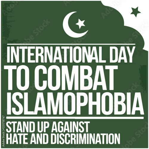 International Day to Combat Islamophobia flyer,poster,image 6.eps