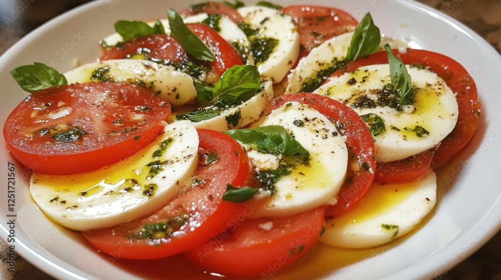 caprese salad dish caprese salad dish