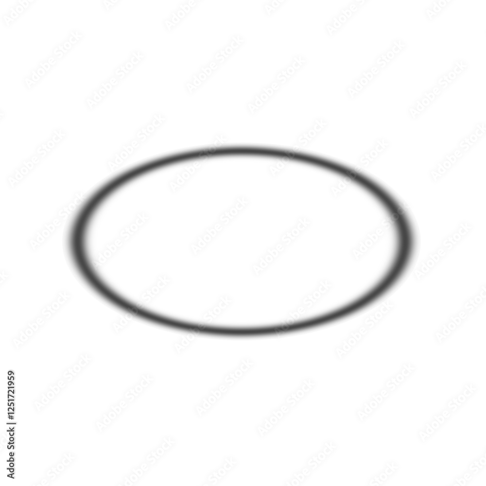 CERCLE OVALE FLOU, PNG TRANSPARENT