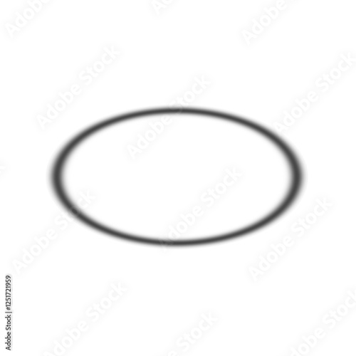 Obraz na płótnie CERCLE OVALE FLOU, PNG TRANSPARENT w salonie
