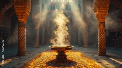 Palace Hammam Steam, Interior, Sunlight, Ritual, Relaxation
