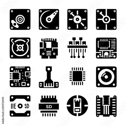 harddrive Icon Set