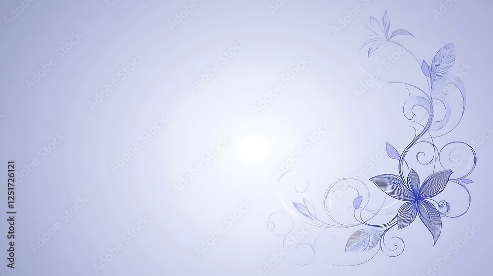 Floral design background for invitation Floral design background for invitation