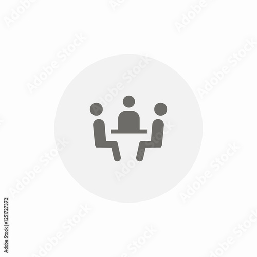 coffee shop friends icon sign vector