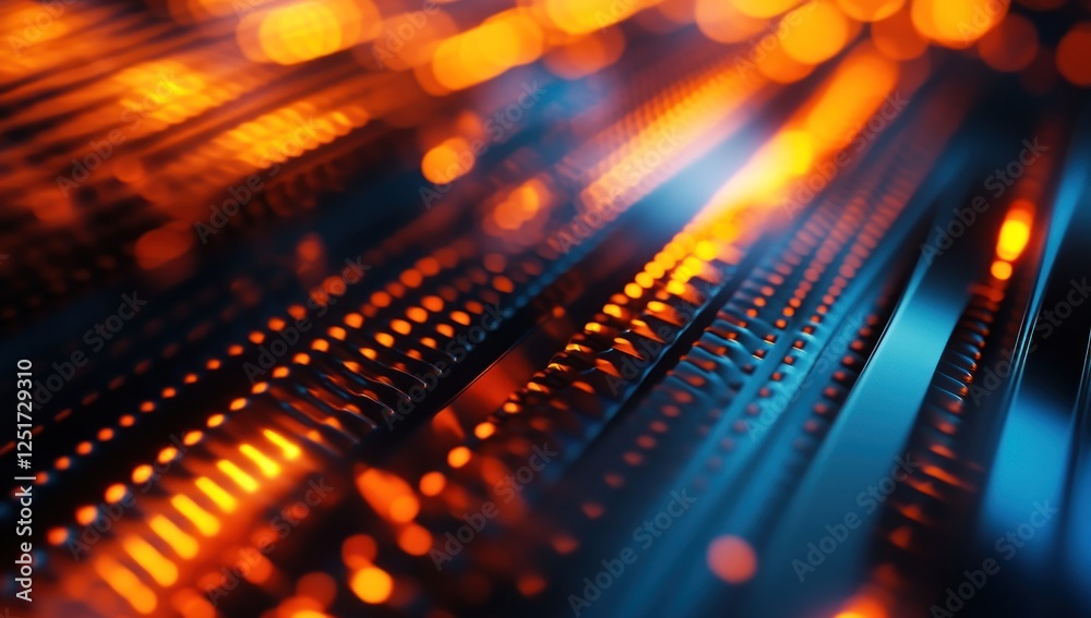 Abstract Technology Background: Glowing Circuit Board Abstract Technology Background: Glowing Circuit Board