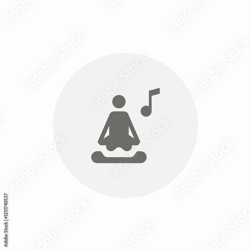 music relax icon sign vector
