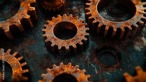 Rusted Gears Represent Synchronization and Concurrency in Parallel Computing Systems