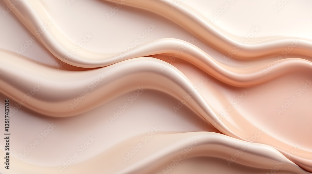 Obraz premium Abstract cream texture waves