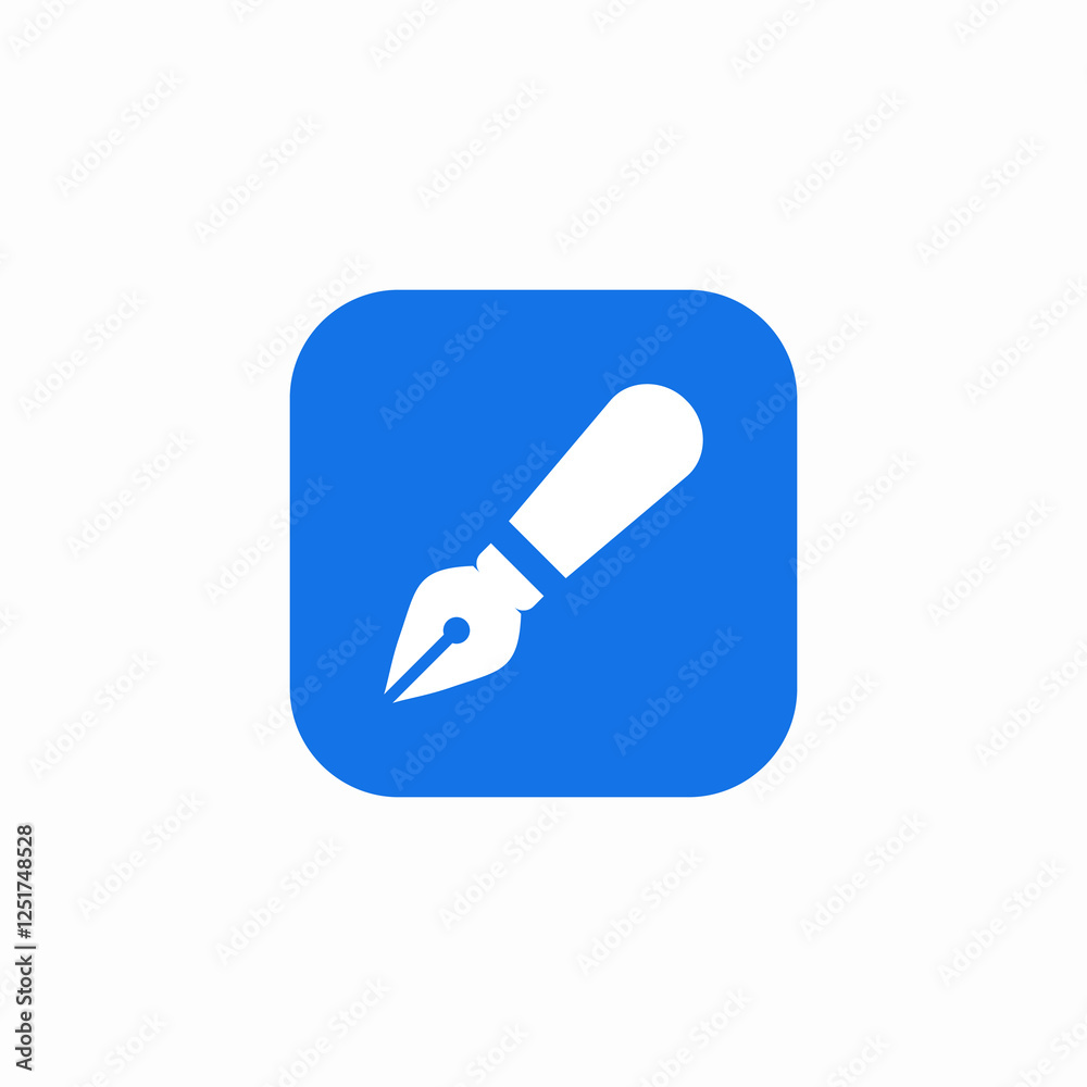 app fountain pen icon sign vector app fountain pen icon sign vector