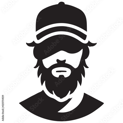 Mysterious Man with Hat Silhouette Vector Art for Detectives and Secrets