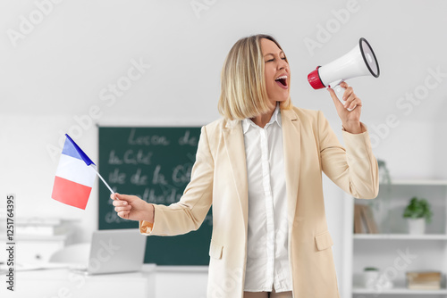 Female French language teac...