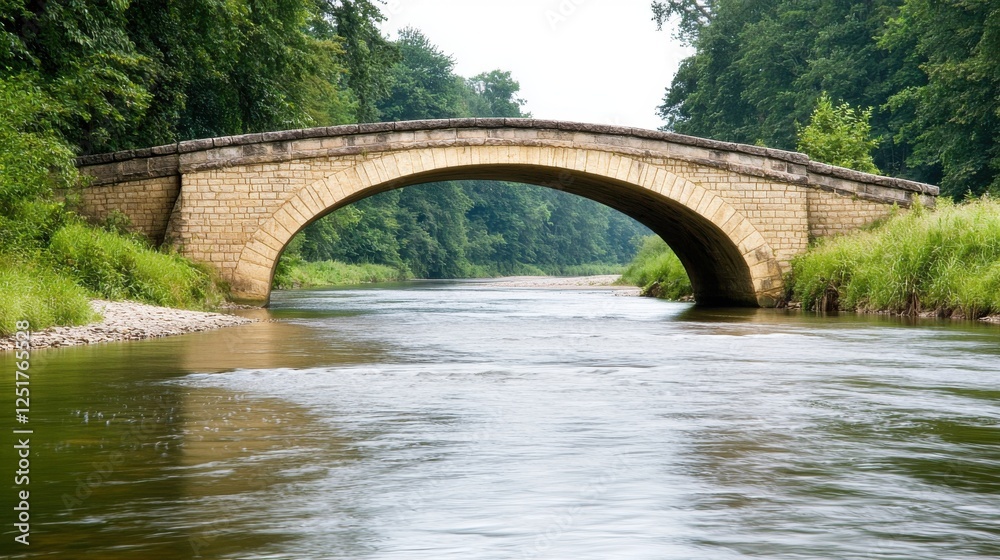 Historic stone arch bridge over serene river nature landscape photography peaceful environment tranquil viewpoint timeless beauty Historic stone arch bridge over serene river nature landscape photography peaceful environment tranquil viewpoint timeless beauty