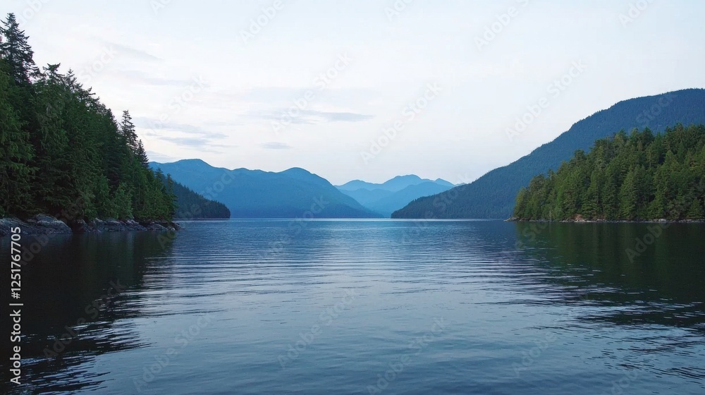 Tranquil sunset reflection on serene lake mountain region nature photography peaceful atmosphere wide-angle view of landscape Tranquil sunset reflection on serene lake mountain region nature photography peaceful atmosphere wide-angle view of landscape