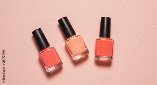 Nail Polish Trio: Coral, Peach & Perfection! Trendy Manicure Shades, Beauty Essentials, & Chic Style Inspiration photo