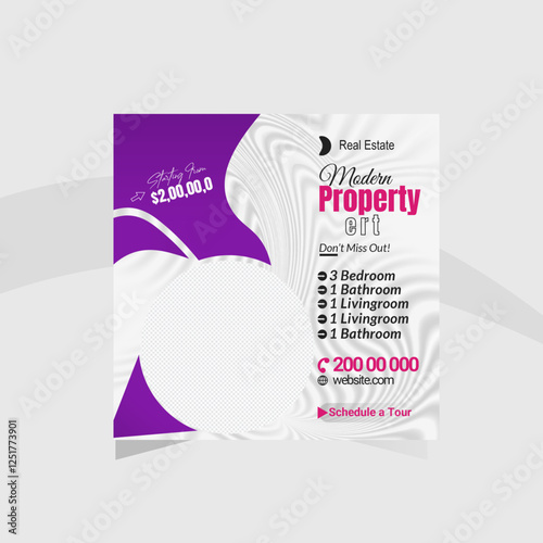 Real Estate Marketing: Editable Social Media Post Templates for Property Promotion & Sales