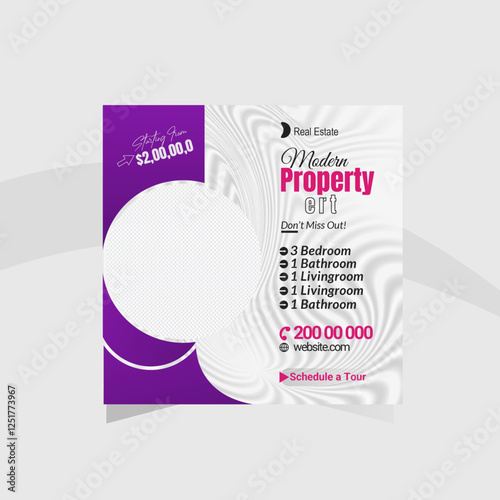 Real Estate Marketing: Editable Social Media Post Templates for Property Promotion & Sales